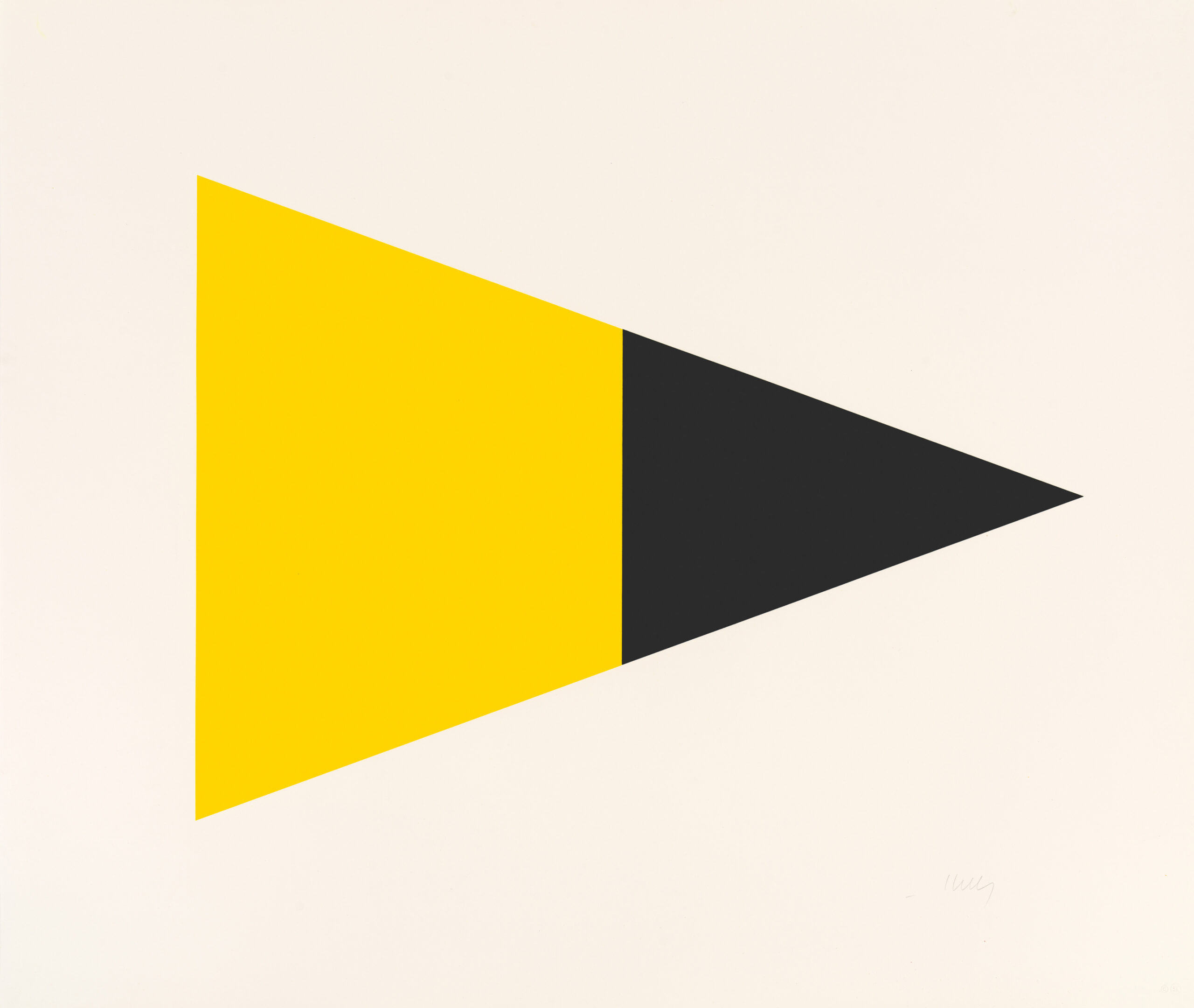 Black Yellow by Ellsworth Kelly