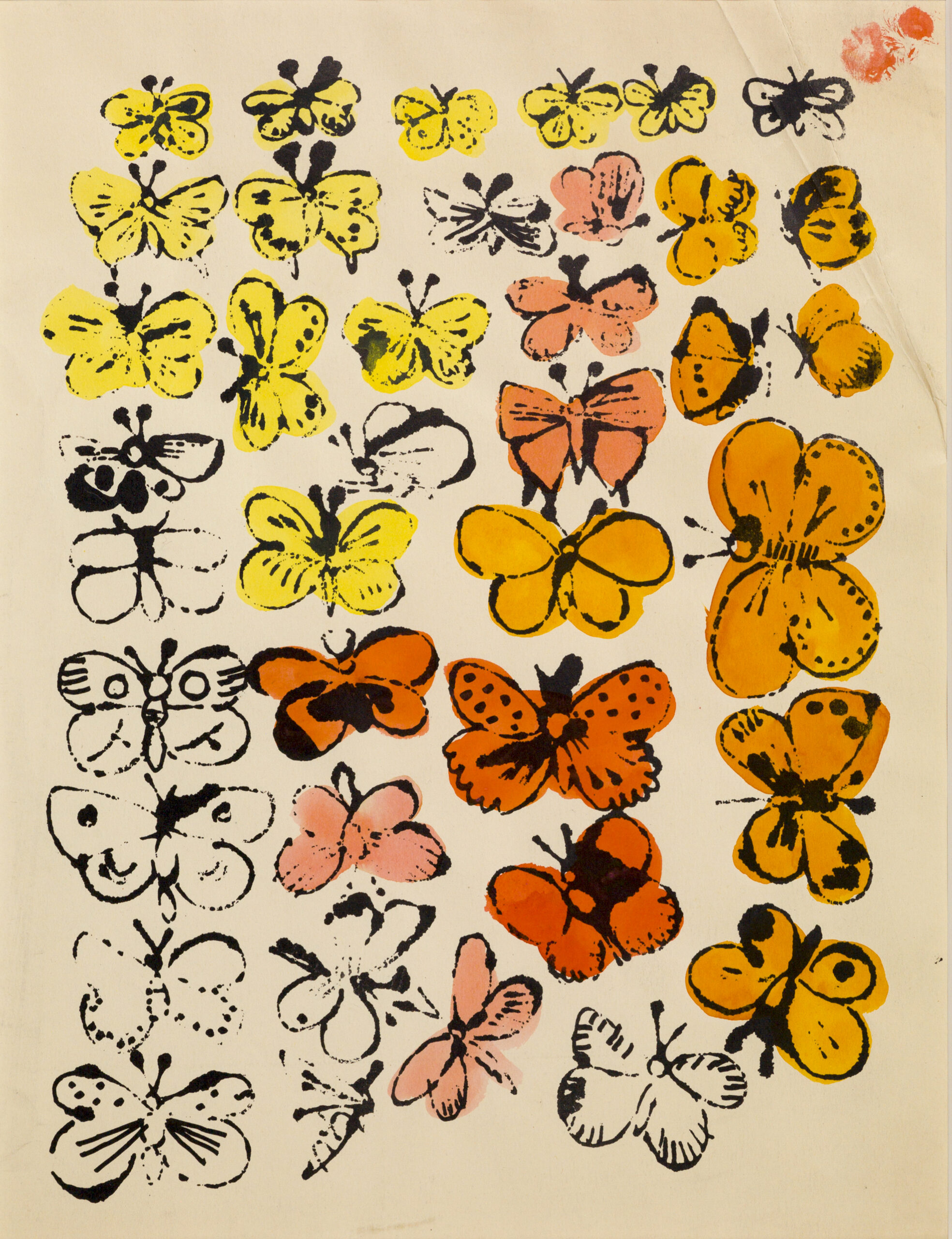 Happy Butterfly Day by Andy Warhol