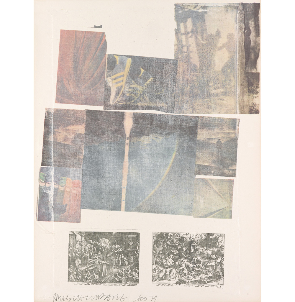 People Have Enough Trouble Without Being Intimidated By An Artichoke by Robert Rauschenberg