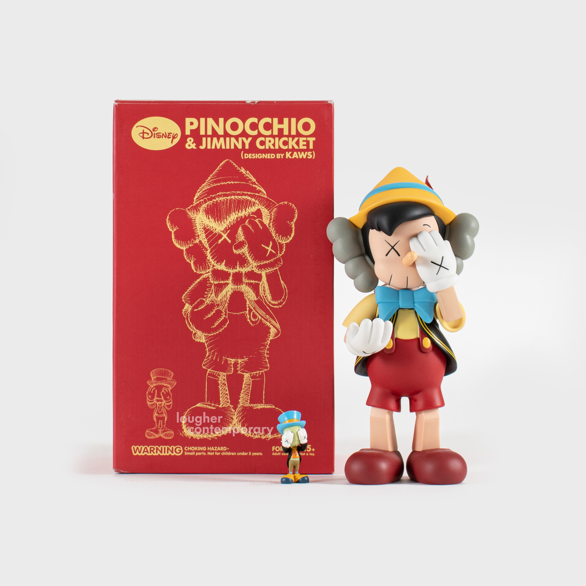 Pinocchio & Jiminy Cricket by KAWS