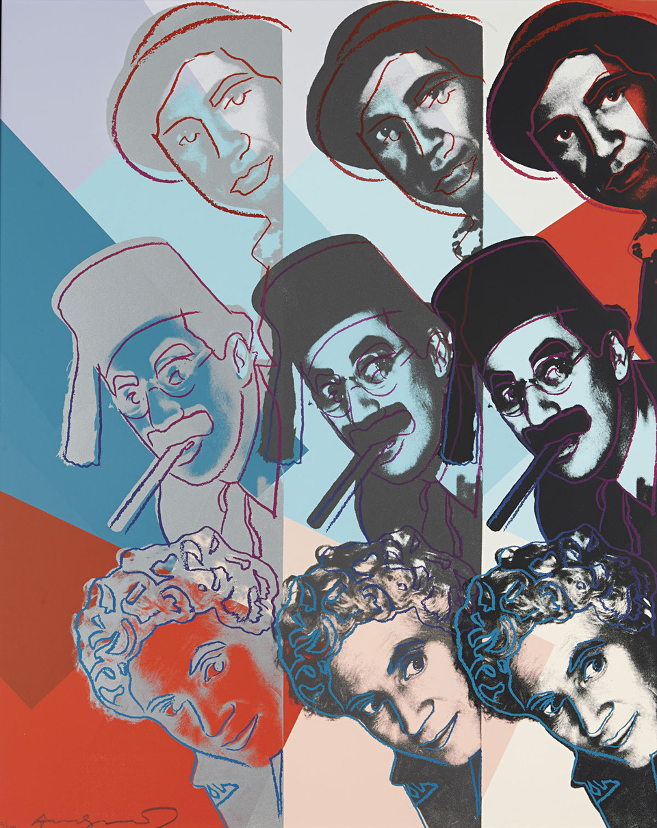 Marx Brothers 232 by Andy Warhol