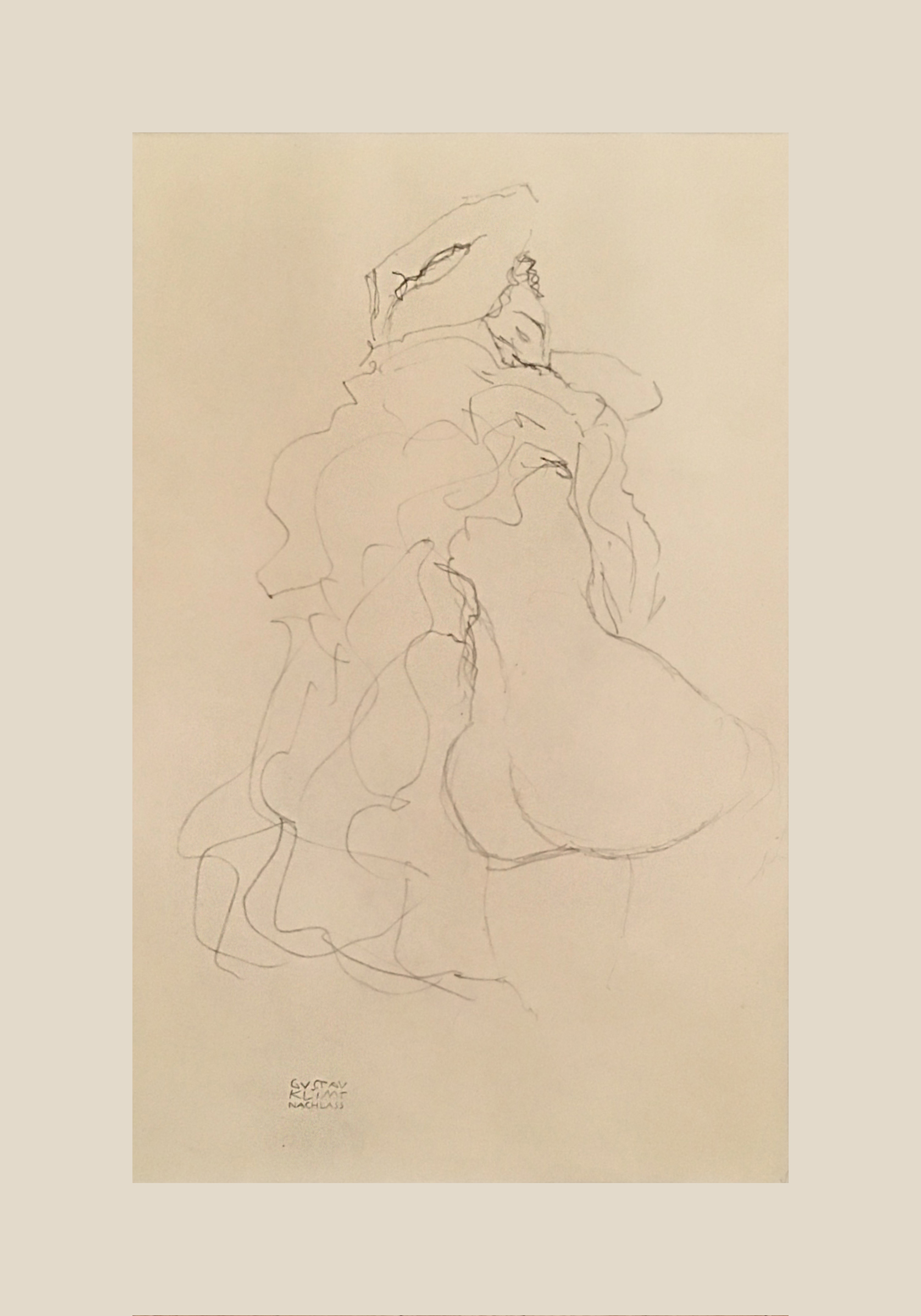 Untitled (k) by Gustav Klimt