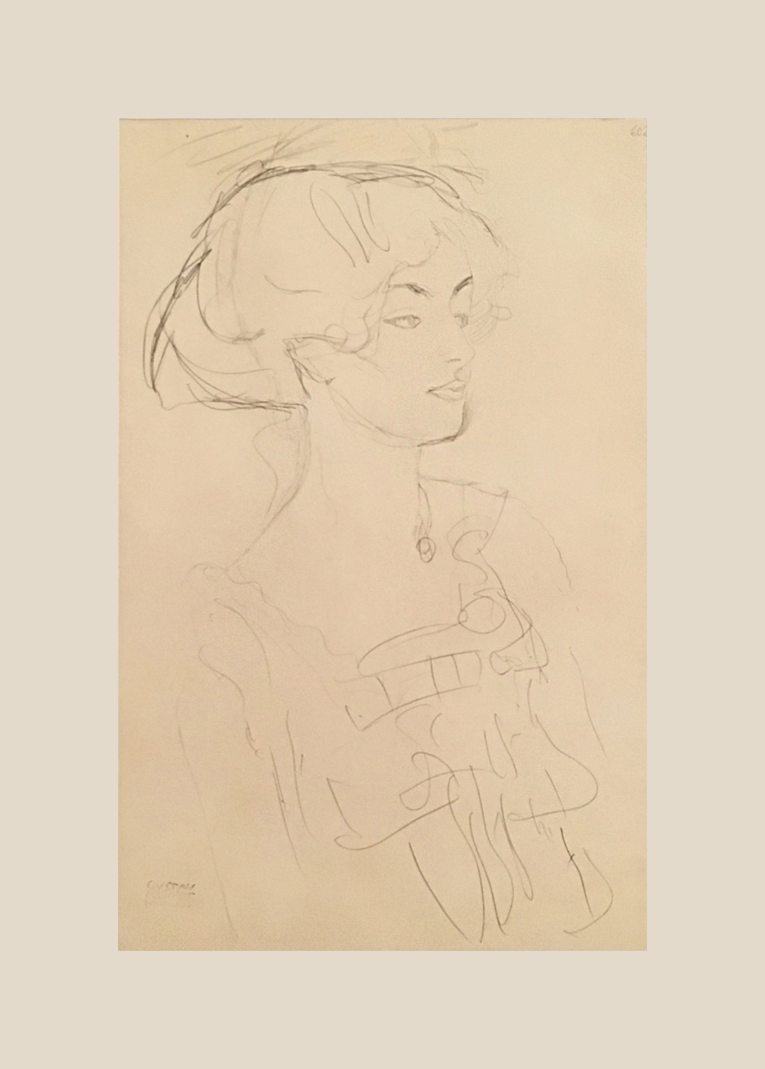 Untitled (r) by Gustav Klimt