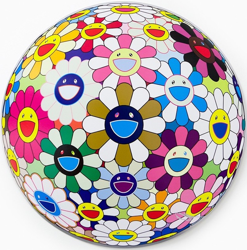 Flower Ball (3D) Autumn by Takashi Murakami