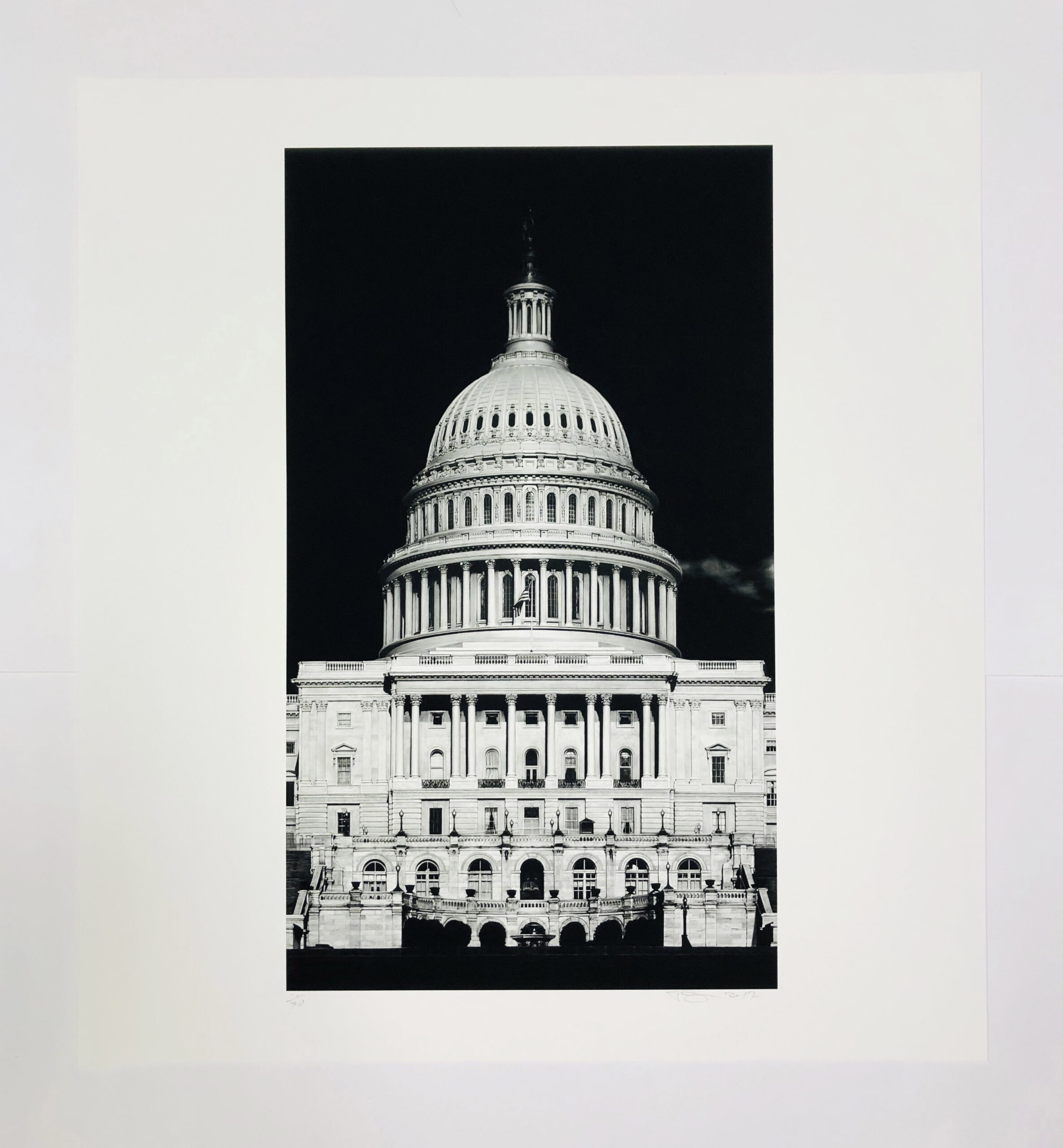 Untitled (Capitol Detail) by Robert Longo