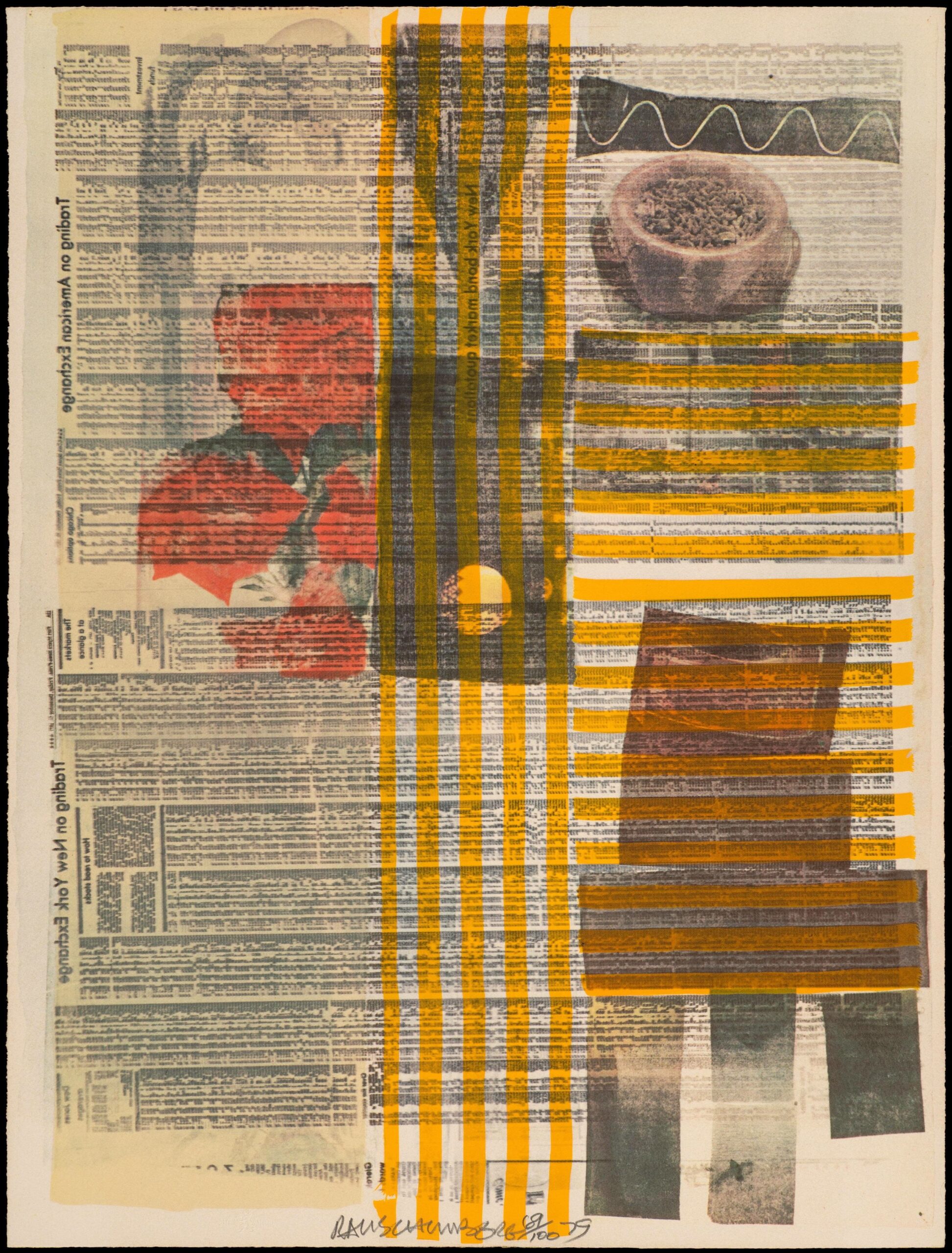 One More And We Will Be More Than Halfway There by Robert Rauschenberg