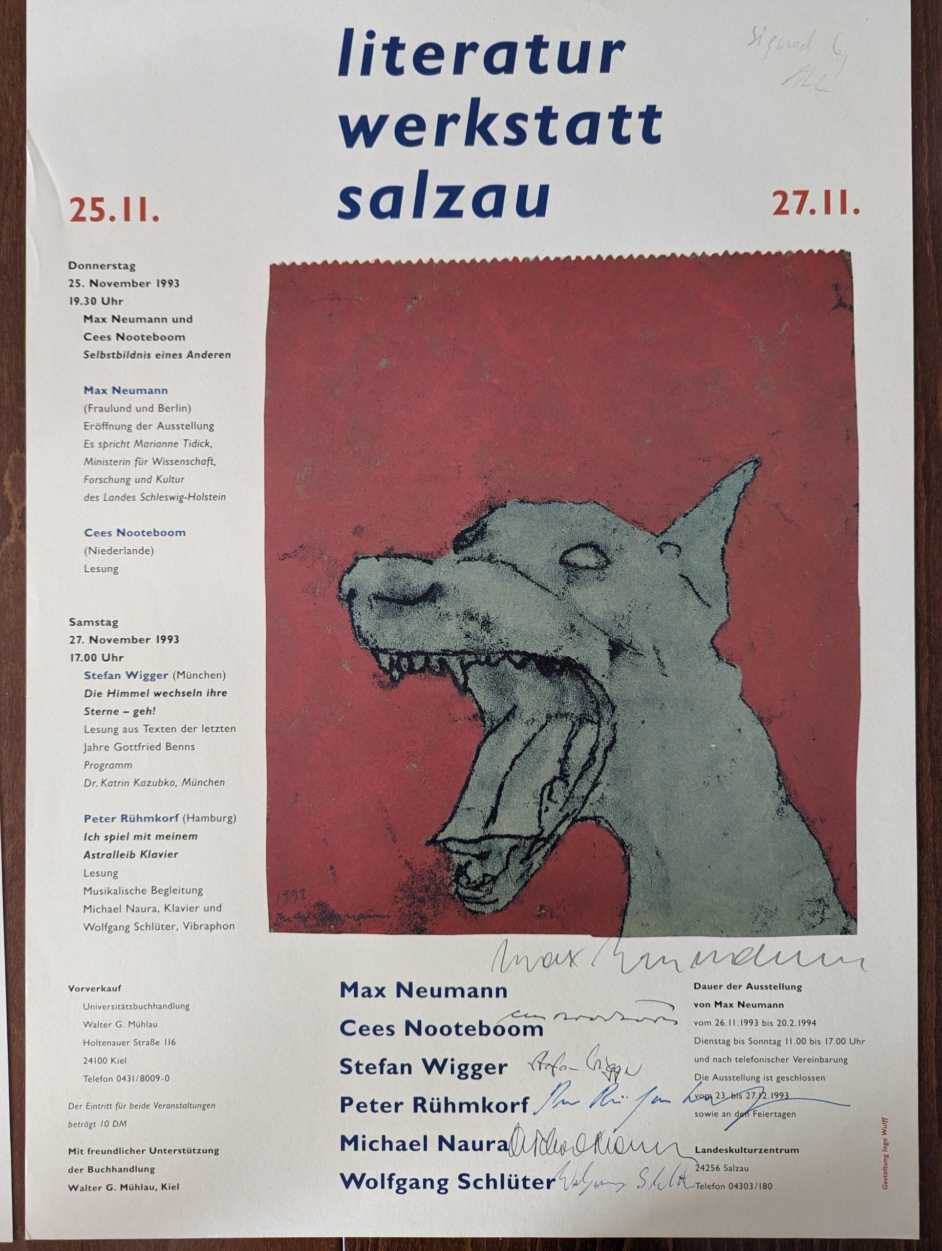 Literatur Werkstatt Salzau by Max Neumann