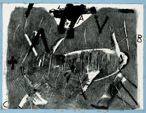 Lletres I Gris by Antoni Tapies