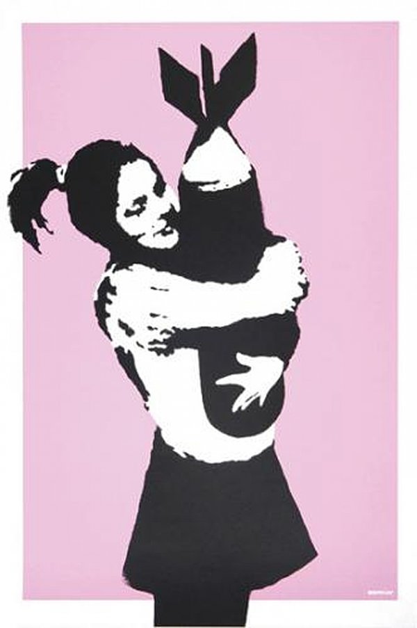 Bomb Hugger by Banksy