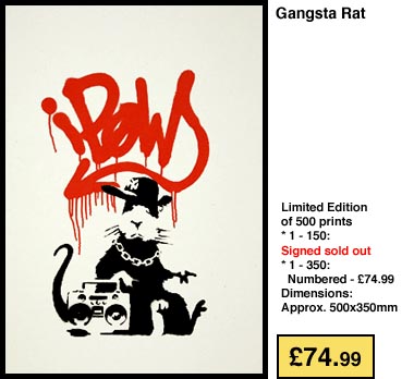 Gangster Rat by Banksy