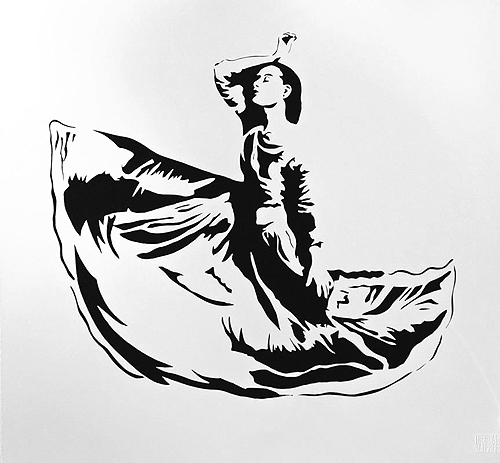 Dancer by Blek Le Rat