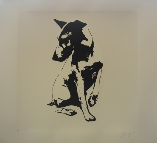 His Masters Voiceless (white) by Blek Le Rat