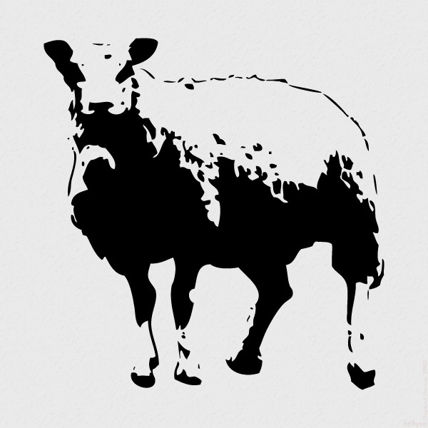 Sheep by Blek Le Rat