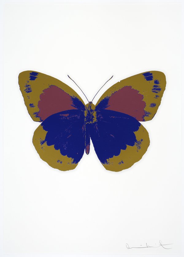 The Souls Ii – Westminster Blue/loganberry Pink/or by Damien Hirst