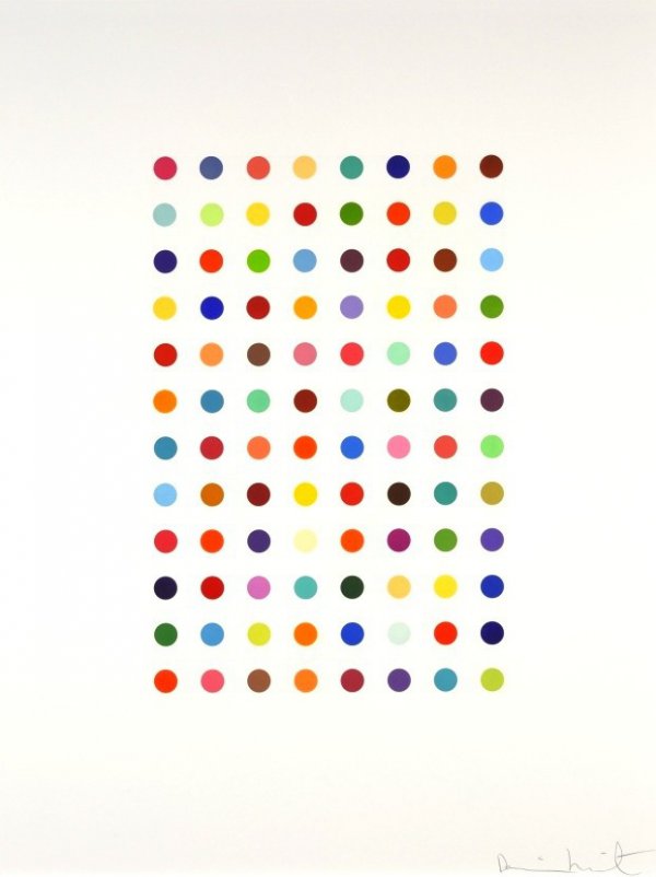 Xylene Cyanol Dye Solution by Damien Hirst