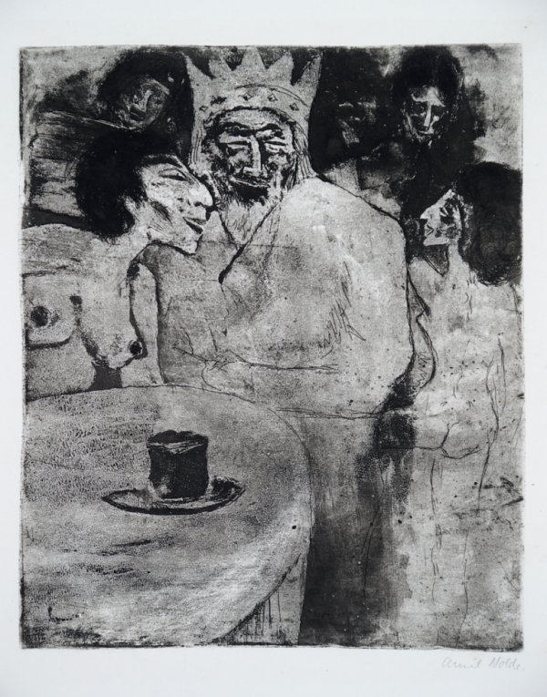 Salomo Und Seine Frauen by Emil Nolde