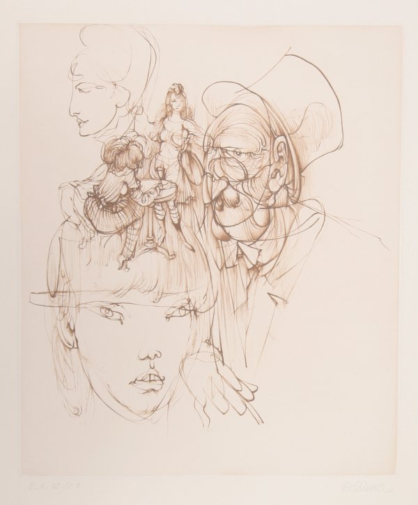 Untitled (from Alice In Wonderland) by Hans Bellmer