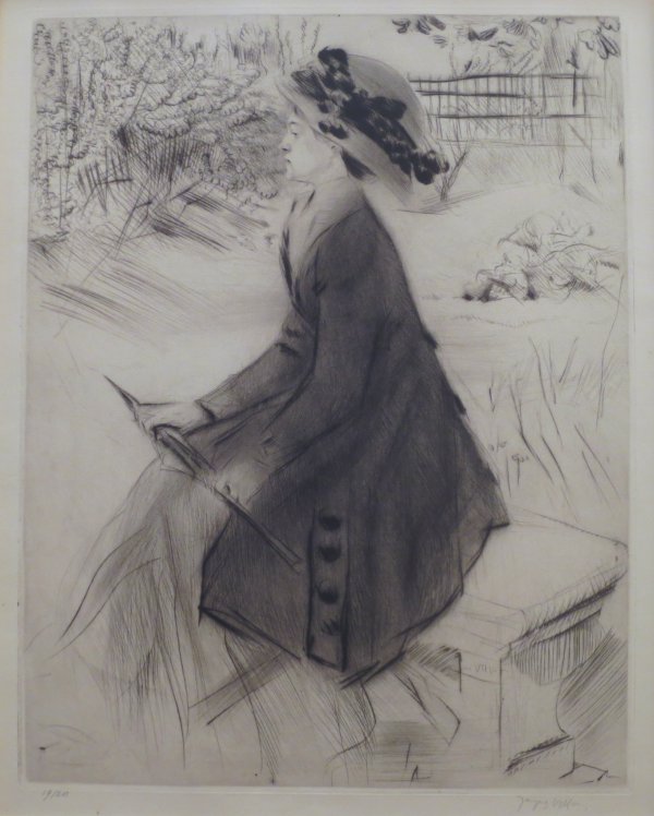 Le Banc De Pierre by Jacques Villon