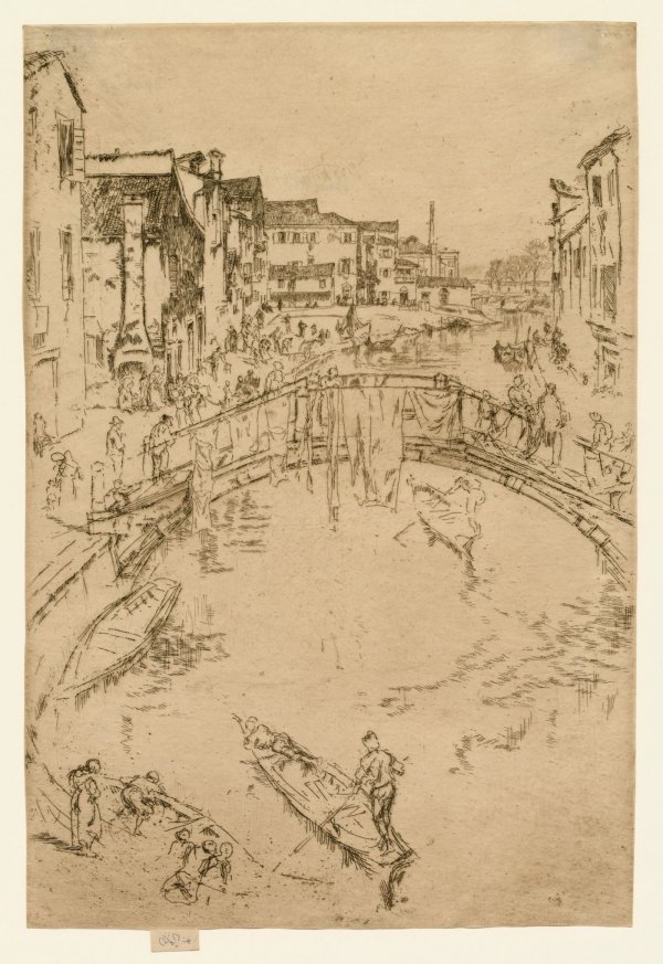 The Bridge, Santa Maria by James Abbott McNeill Whistler