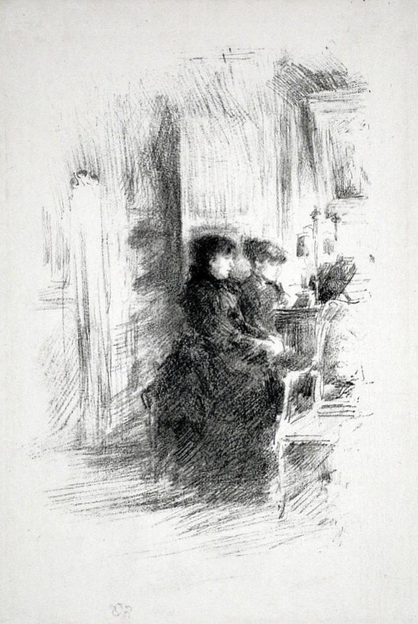 The Duet by James Abbott McNeill Whistler