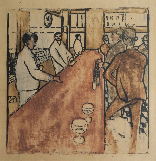 Le Bar En Pennsylvanie by Jean-Emile Laboureur