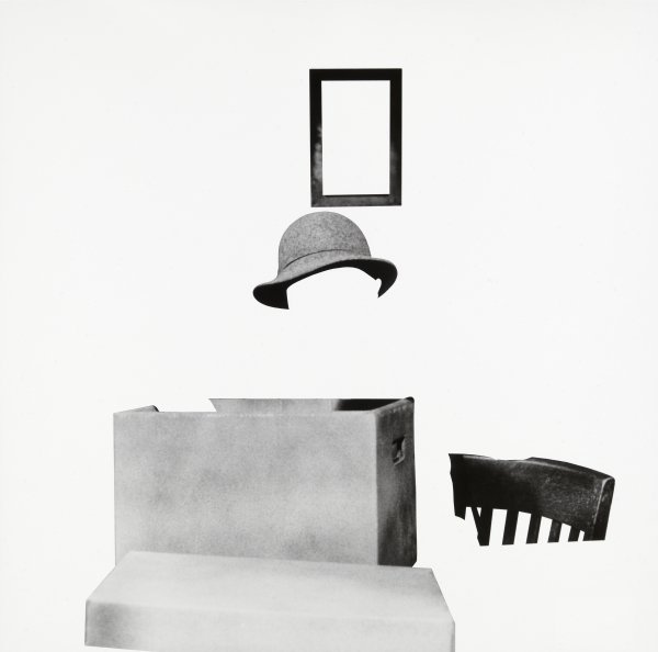 Box, Hat, Frame And Chair by John Baldessari