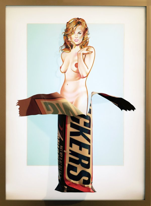 Candy Ii (snickers) by Mel Ramos