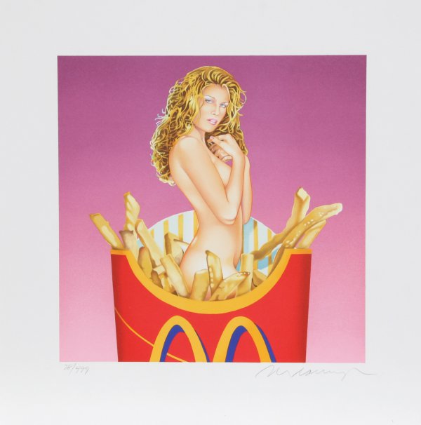 Fraulein French Fries by Mel Ramos