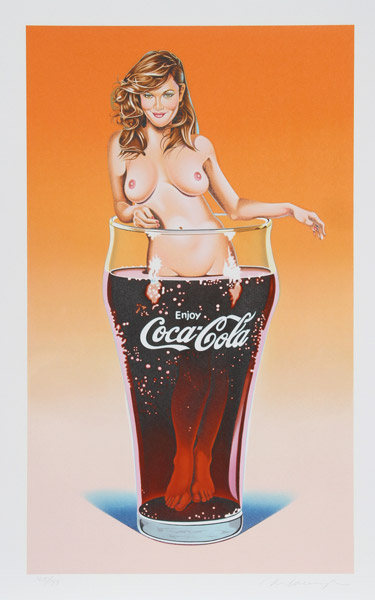 Lola Cola #5 (drew Barrymore) by Mel Ramos