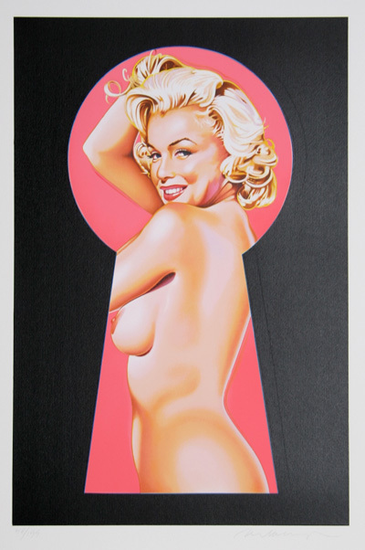 Peek A Boo Marilyn 1 by Mel Ramos