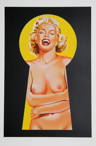 Peek A Boo Marilyn 2 by Mel Ramos