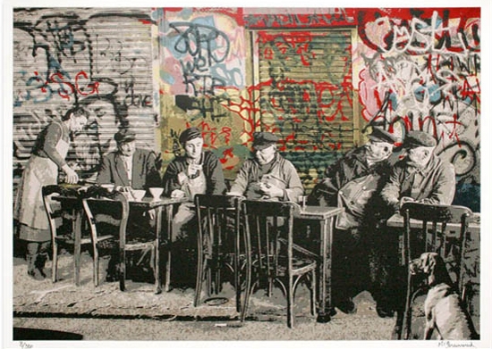 Le Bistro by Mr. Brainwash