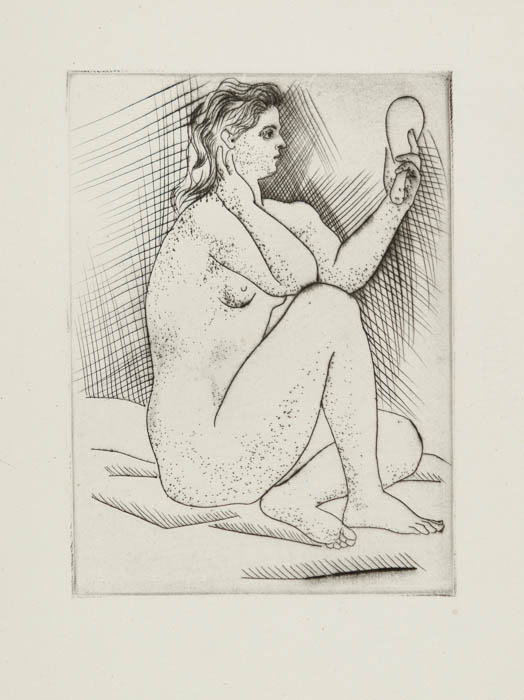 Femme Au Miroir by Pablo Picasso