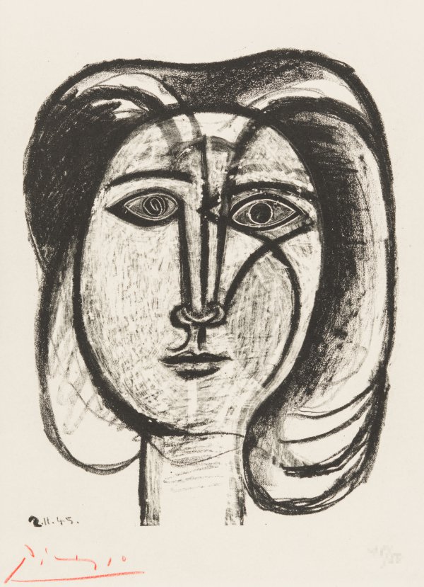 Head Of A Woman by Pablo Picasso