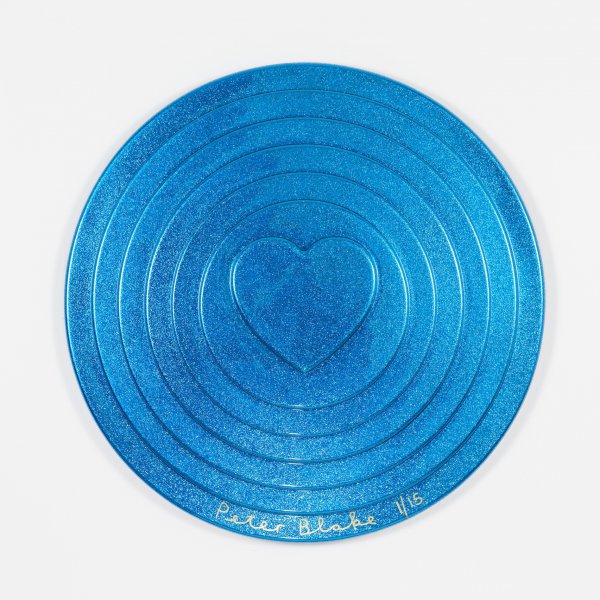 Blue Target (metal Flake) by Peter Blake