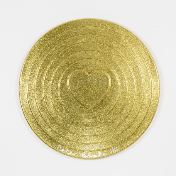 Gold Target (metal Flake) by Peter Blake