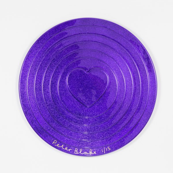 Purple Target (metal Flake) by Peter Blake