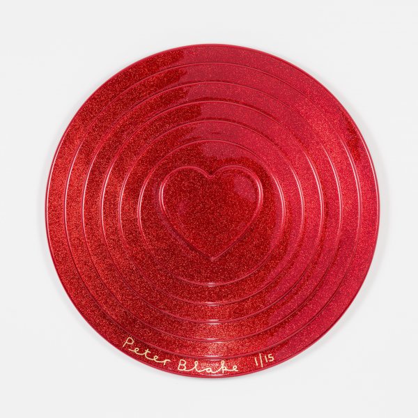 Red Target (metal Flake) by Peter Blake