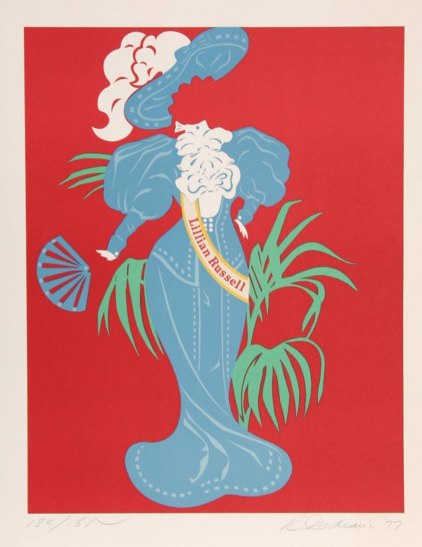 Lillian Russell by Robert Indiana