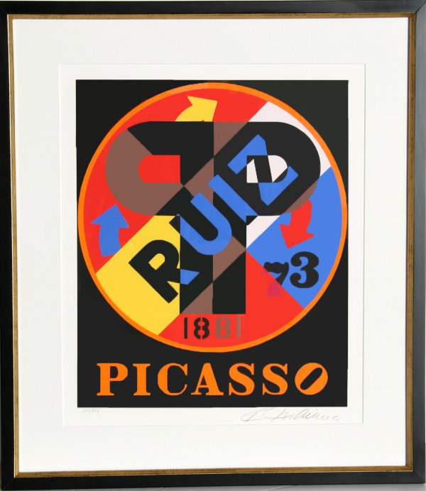 Picasso From The American Dream Portfolio by Robert Indiana