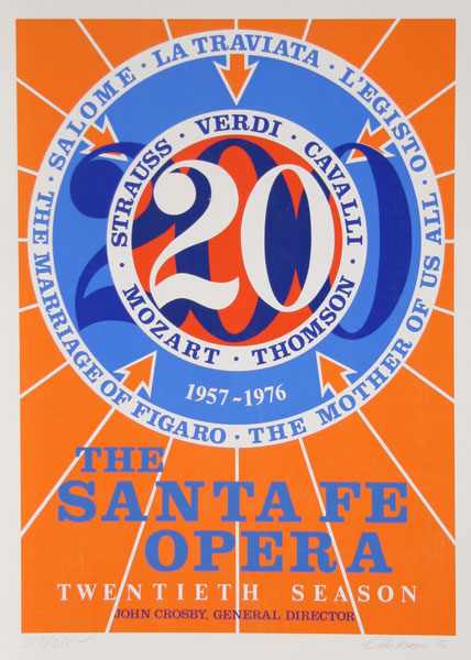 The Santa Fe Opera by Robert Indiana