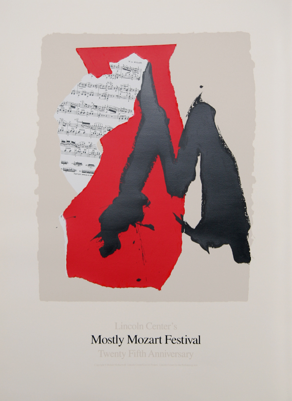 Lincoln Center Mostly Mozart, 25th Anniversary by Robert Motherwell