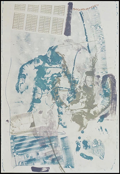 White Walk (from Stoned Moon Series) by Robert Rauschenberg