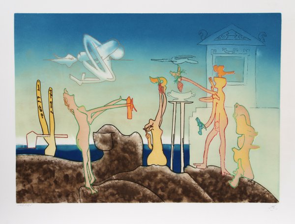 12am From L’arc Obscur Des Heures by Roberto Matta