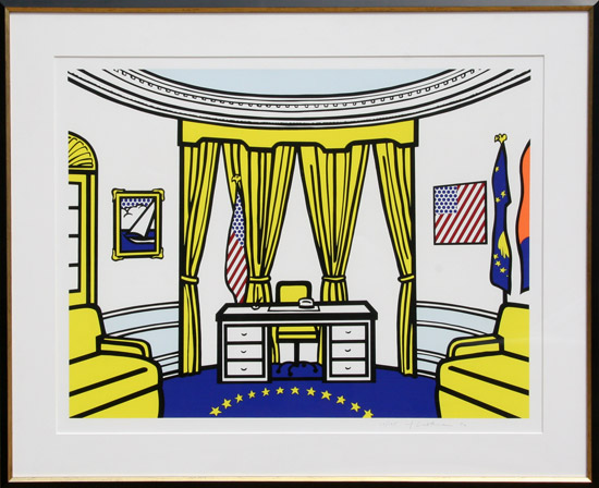 The Oval Office by Roy Lichtenstein