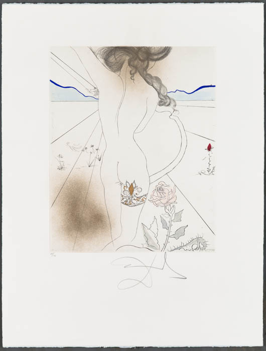 Nu À La JarretiÈre (nude With Garter) by Salvador Dalí