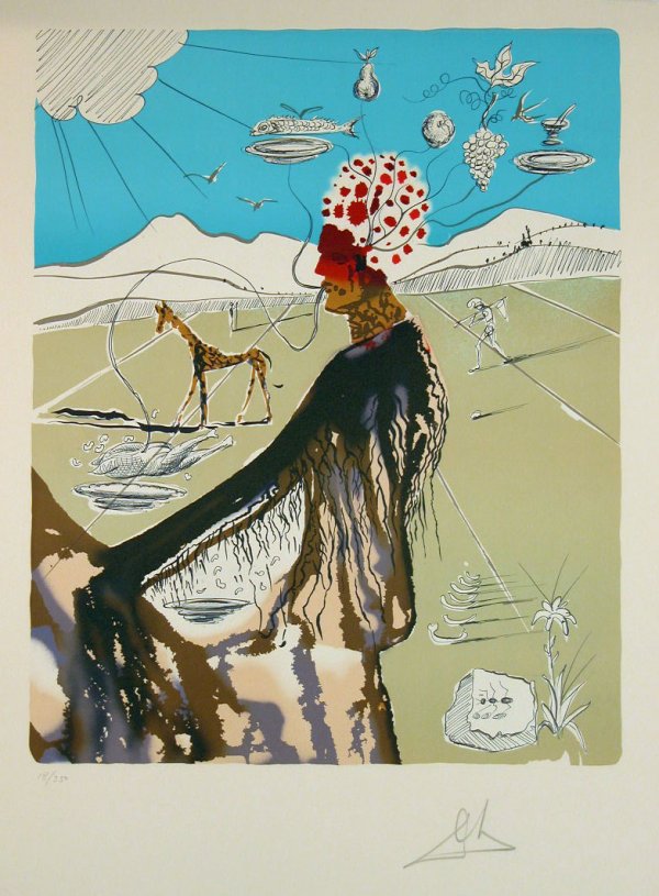 The Earth Goddess (the Chef) by Salvador Dalí