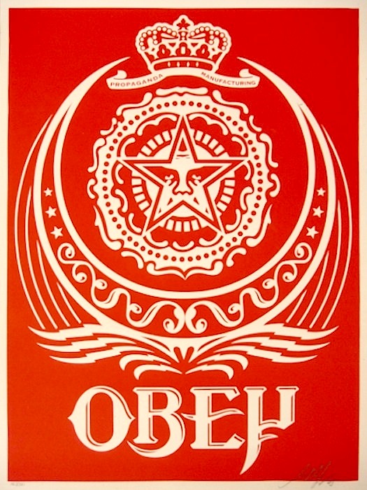 Ankara Red by Shepard Fairey