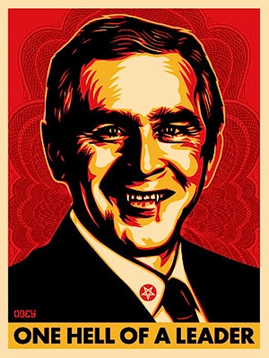 Bush Hell by Shepard Fairey