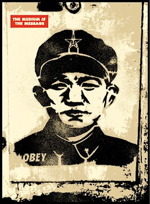 Chinese Stencil by Shepard Fairey